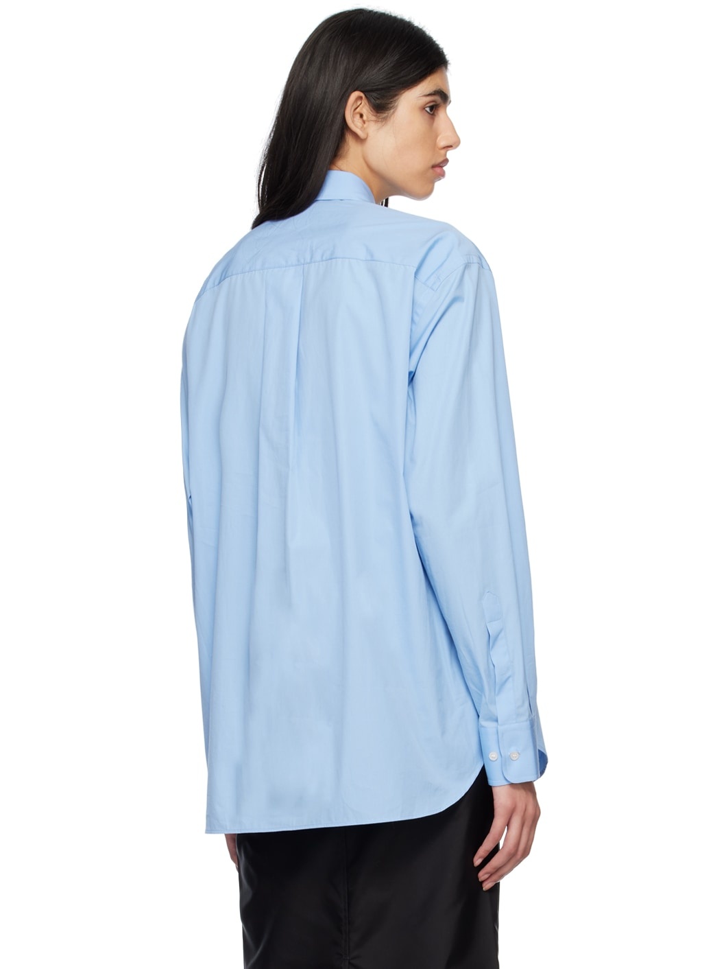 Blue Oversize Shirt - 3