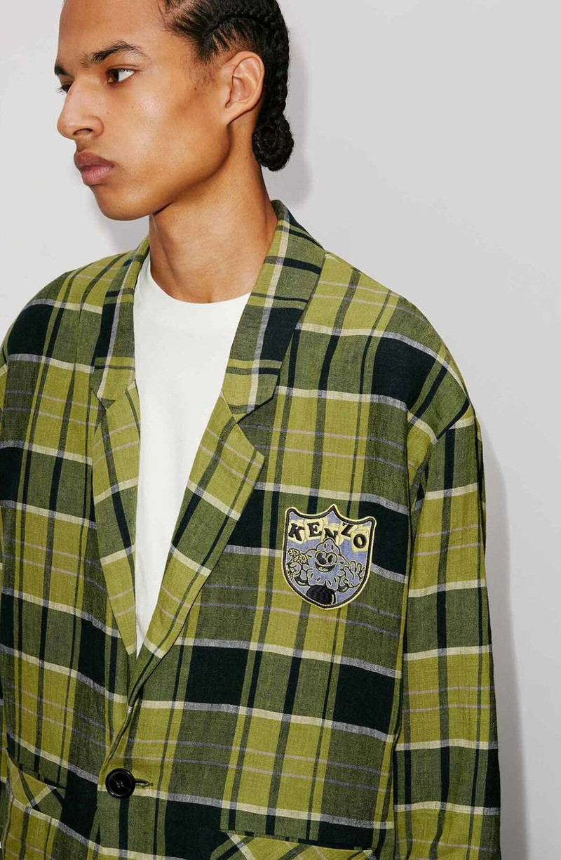 'BOKE Boy' check workwear jacket 6