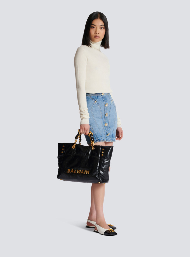 Balmain Knitted turtleneck jumper outlook