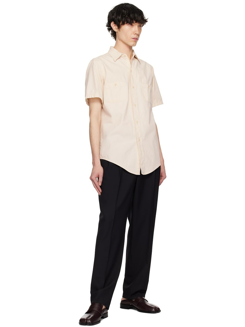Maison Margiela Beige Chambray Shirt outlook