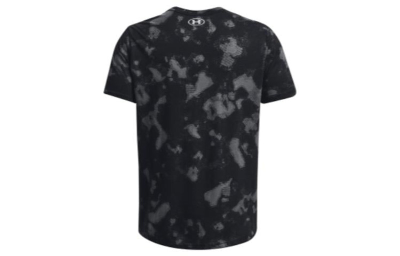 Under Armour Under Armour Project Rock HWIR Printed Short Sleeve T-shirt 'Black Grey' 1377928-001 outlook