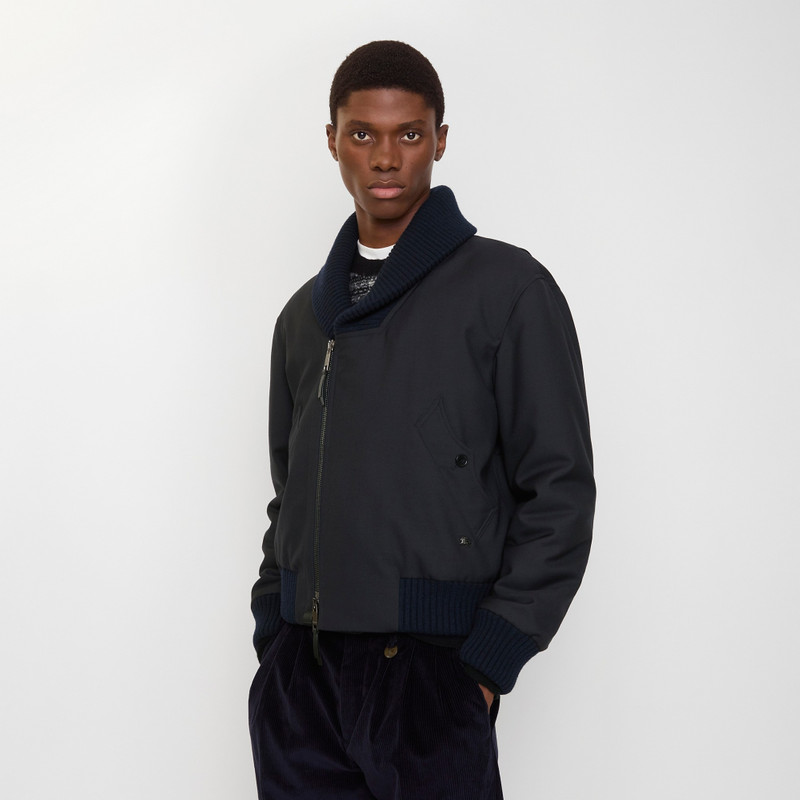 Burberry Wool Blend Bomber Jacket outlook