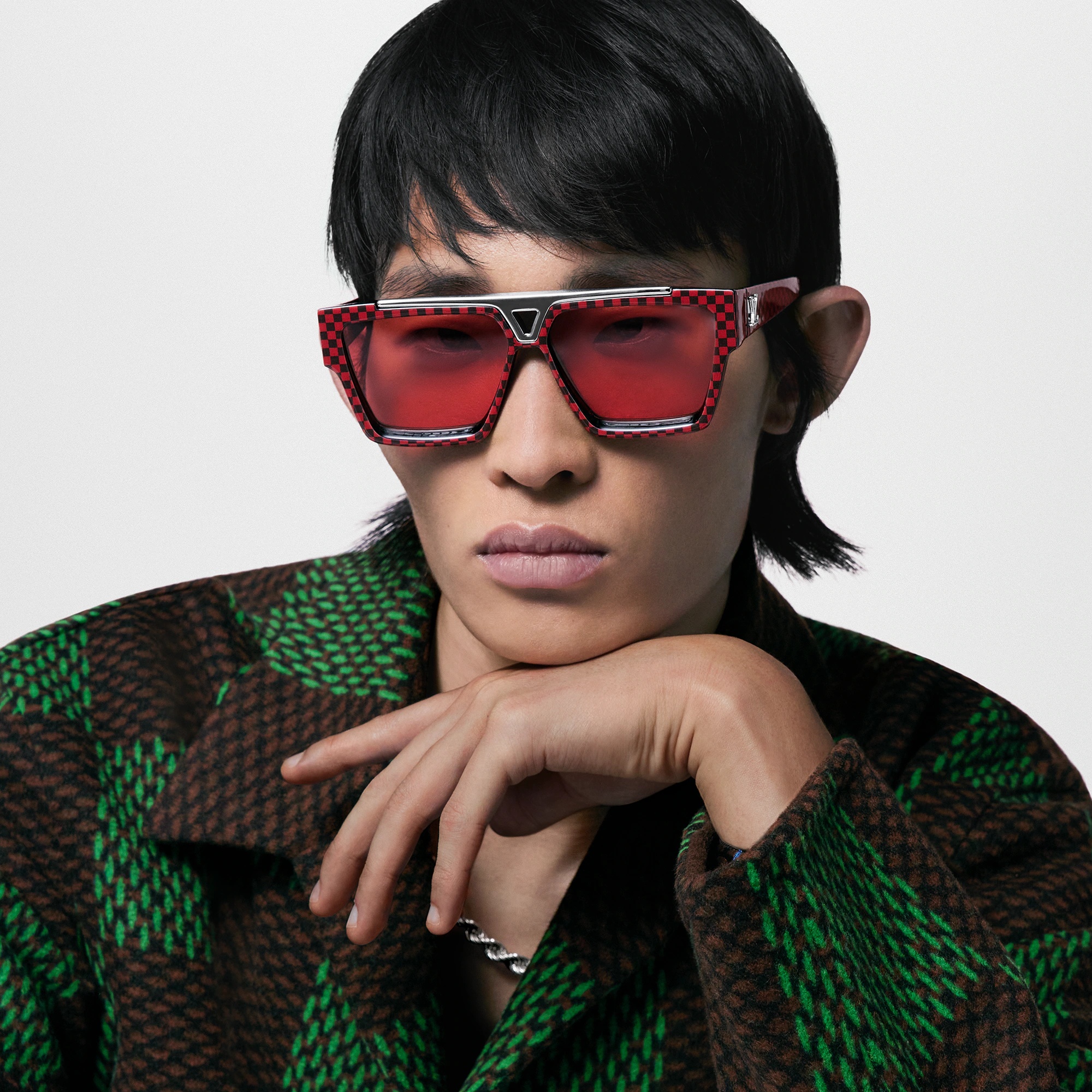 1.1 Evidence Damier Pop Sunglasses - 5