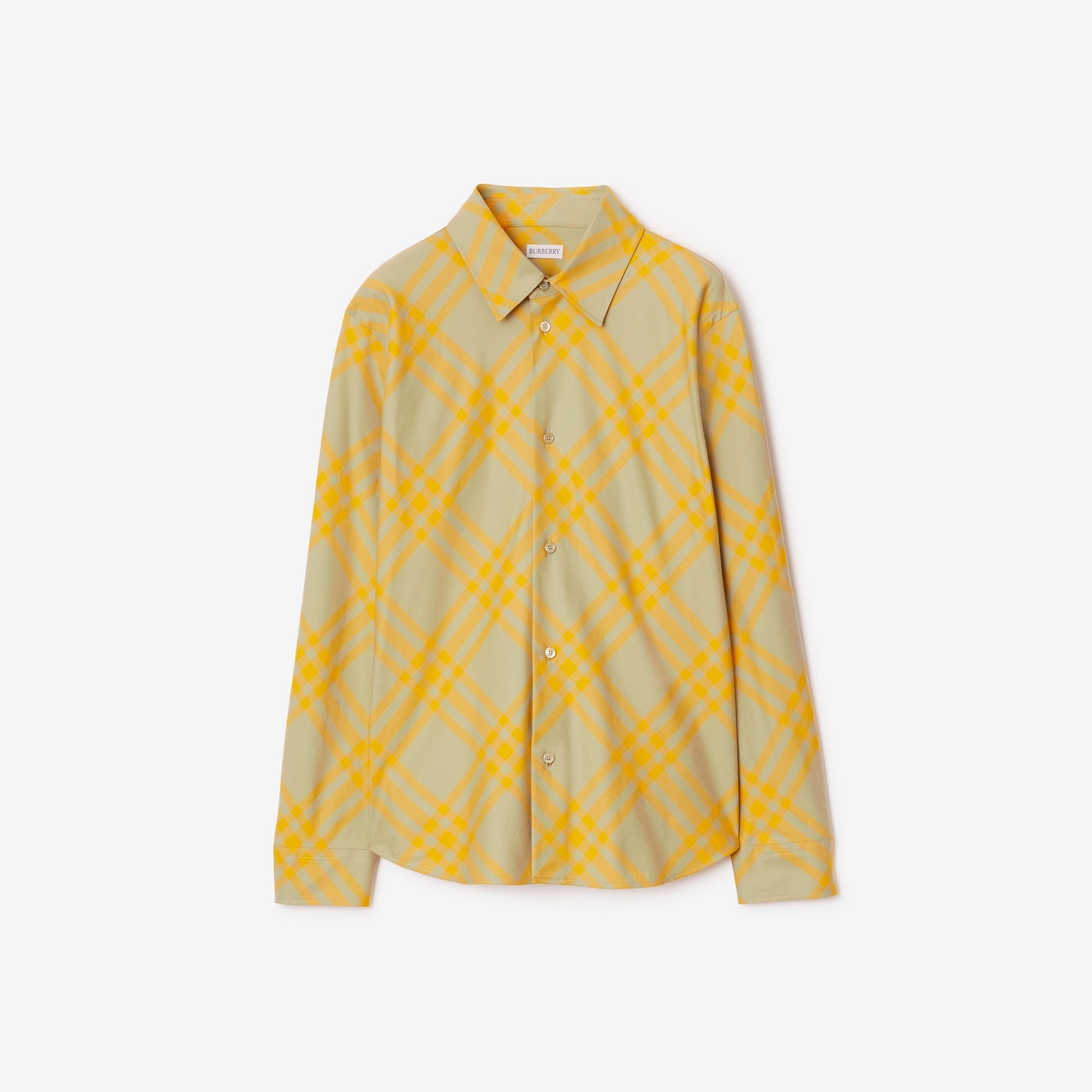 Check Cotton Flannel Shirt - 1