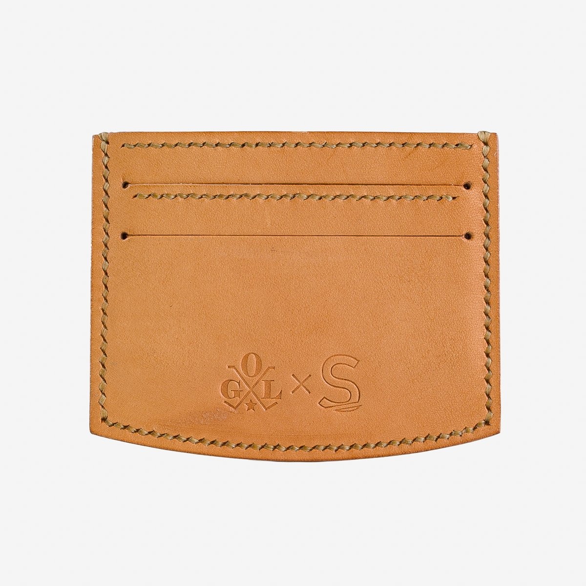 SSxOGL-LCH-NAT OGL x SS Leather Card Holder - Natural - 1