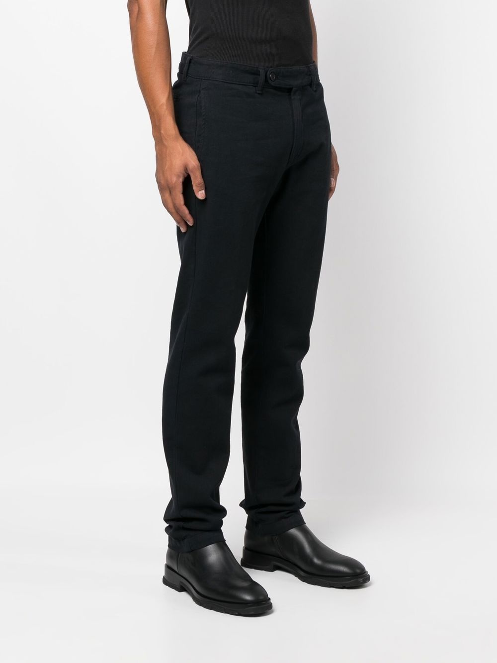 straight-leg cotton-wool trousers - 3
