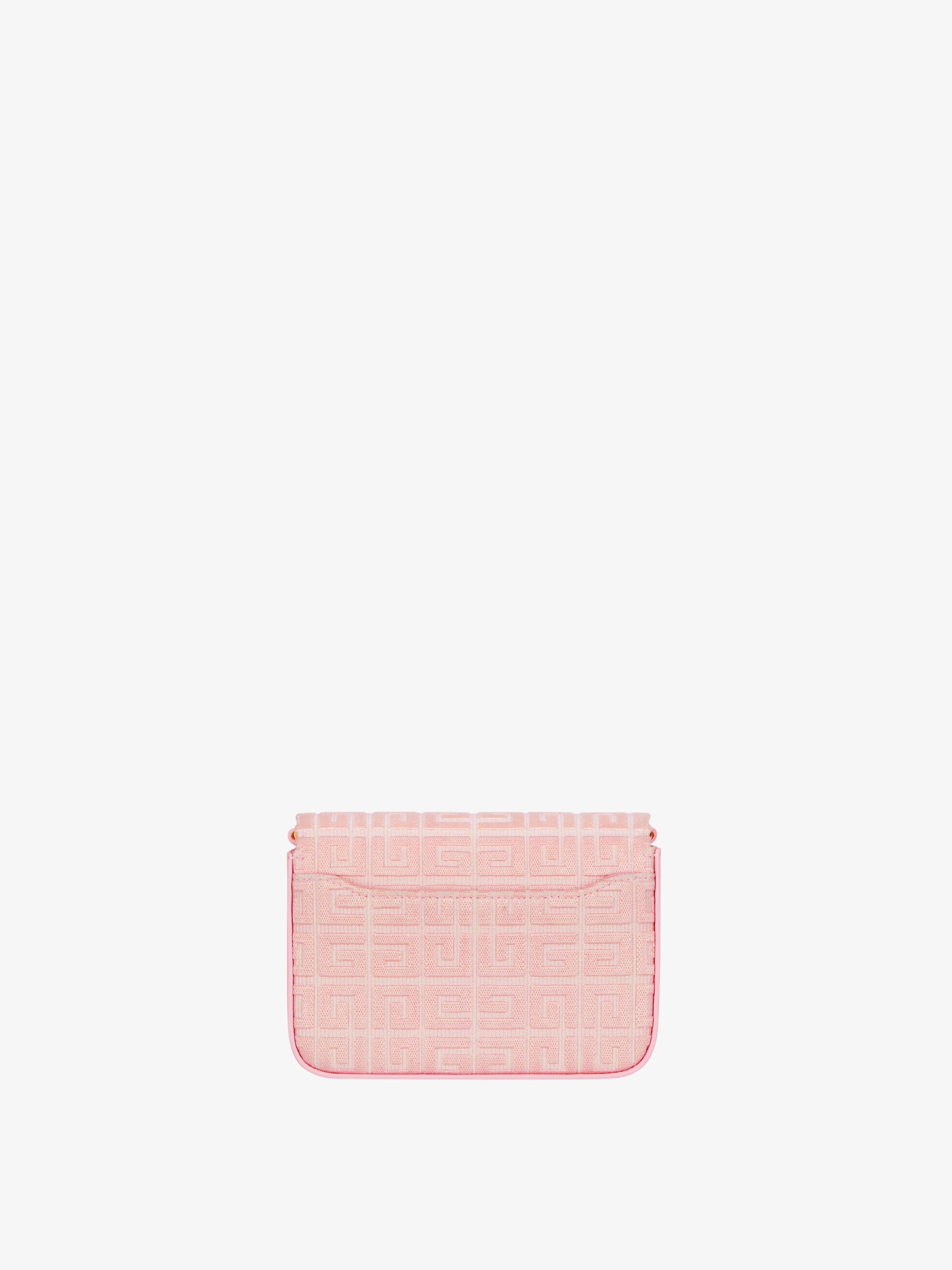 SMALL 4G BAG IN 4G EMBROIDERY WITH CHAIN - 5