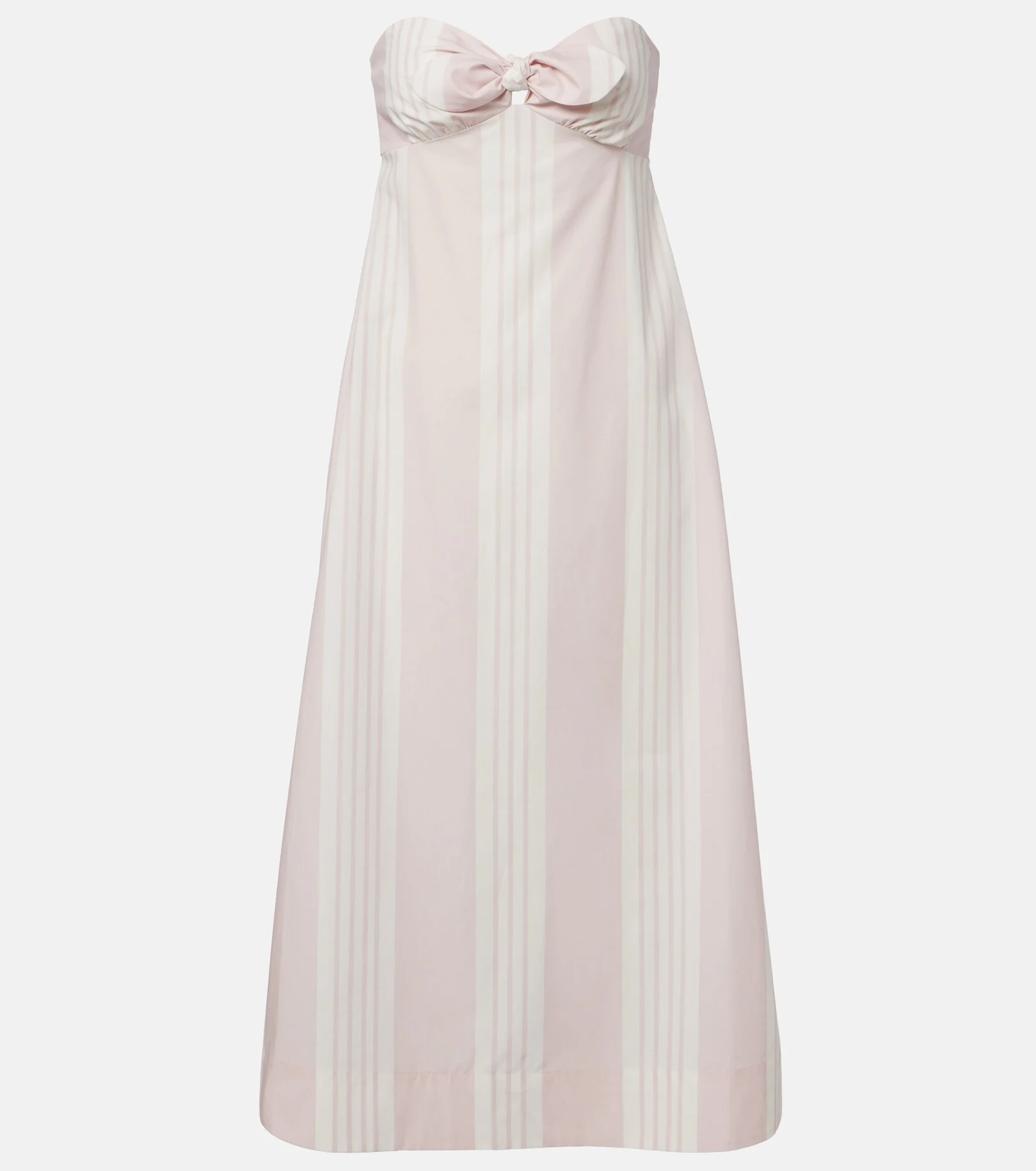 Rosie striped cotton midi dress - 1