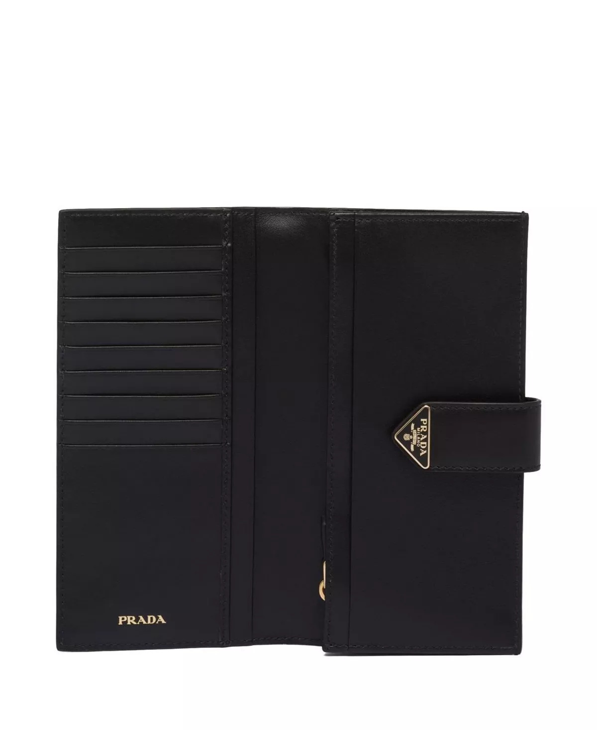 Large Saffiano and Smooth Leather Wallet - 2