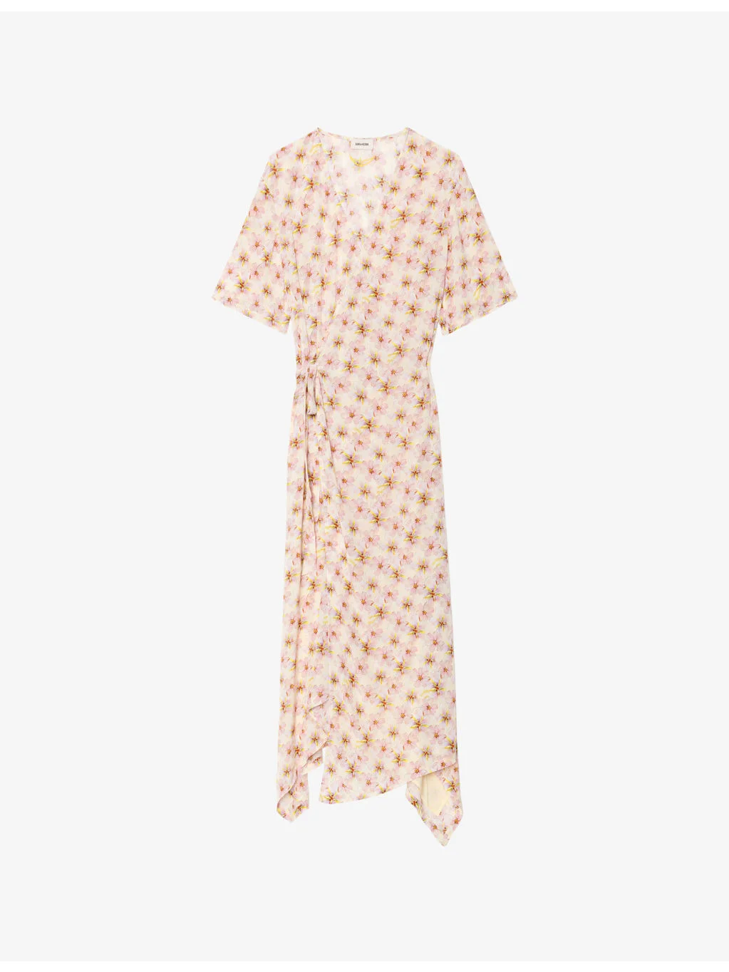 Reforme Floral-Print Wrap Woven Midi Dress - 1