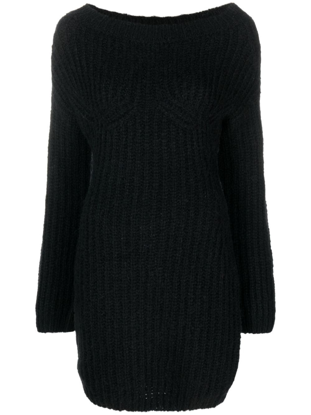 Alp off-shoulder knitted minidress - 1