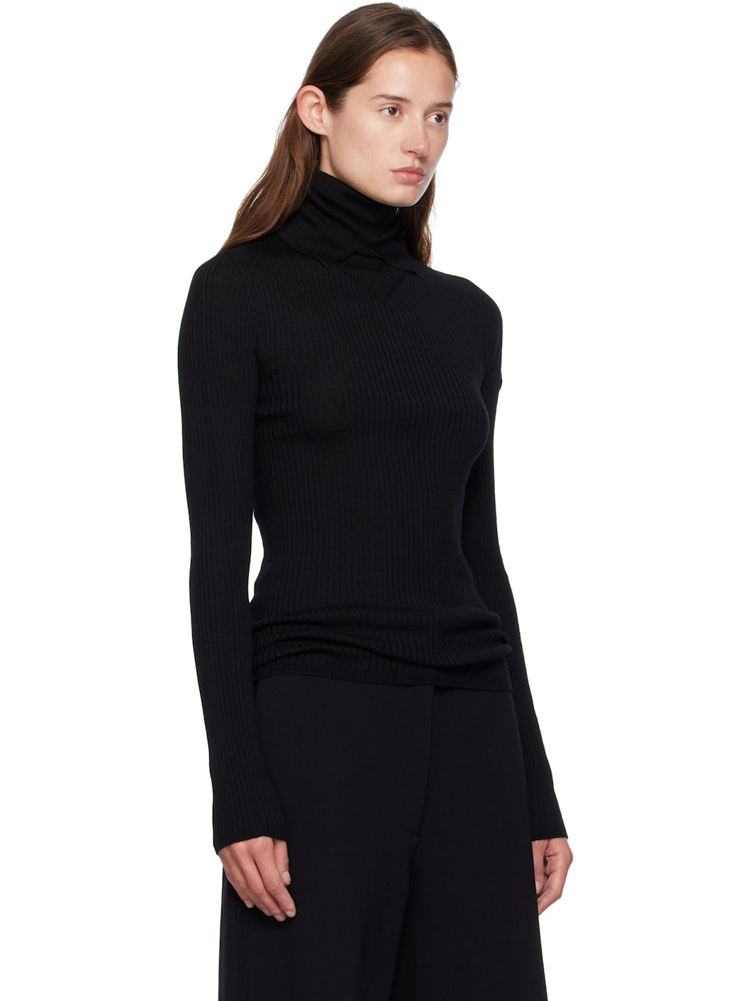Moncler x EE72 Black Wool Turtleneck - 2