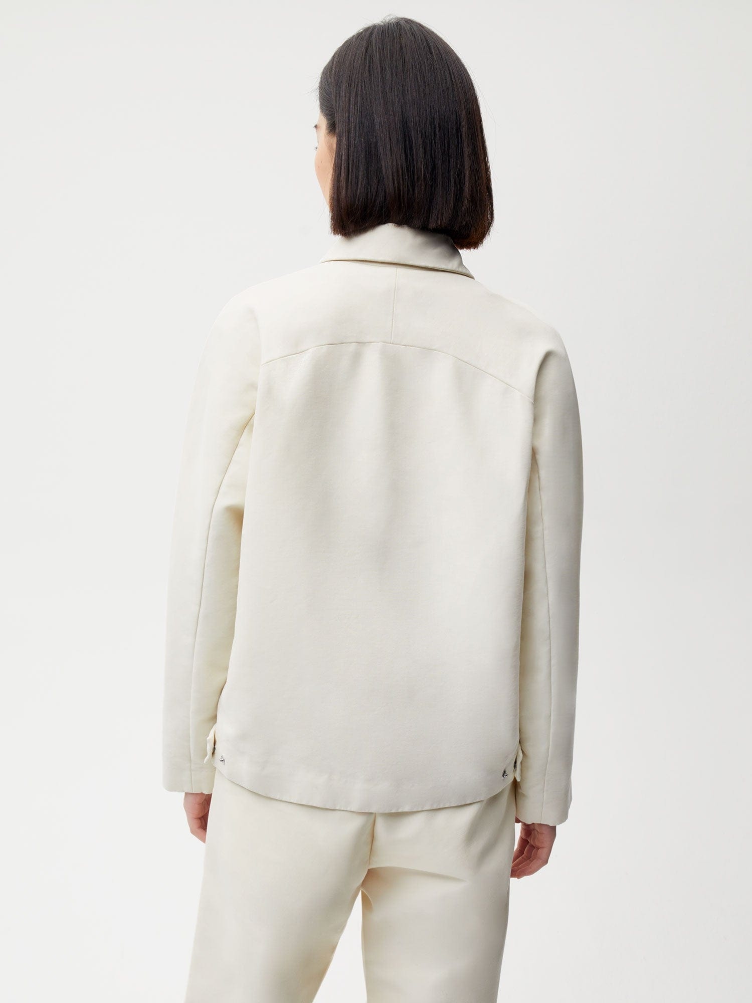 Womens Archive Organic Cotton Harrington Jacket - Elderflower - 3