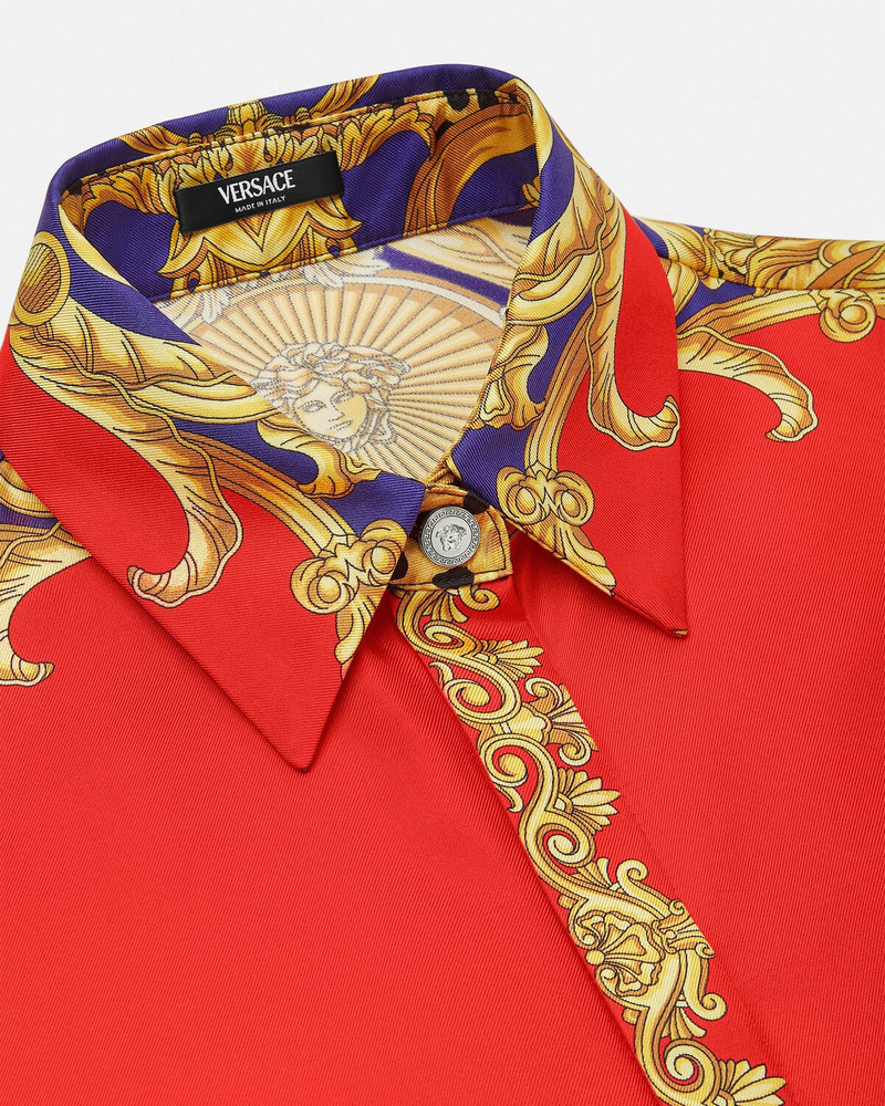 VERSACE Cheetah Barocco Silk Shirt outlook