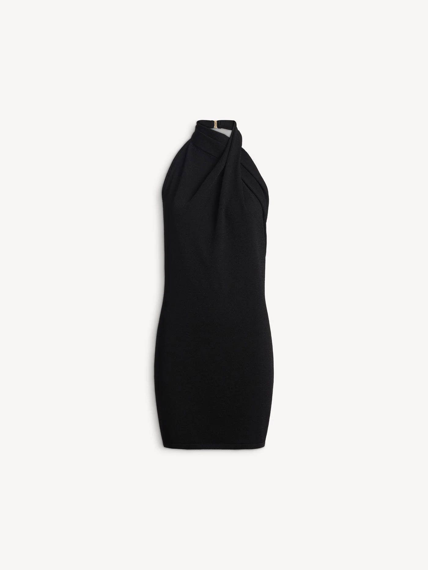 Flowing jersey open-back dress - 1