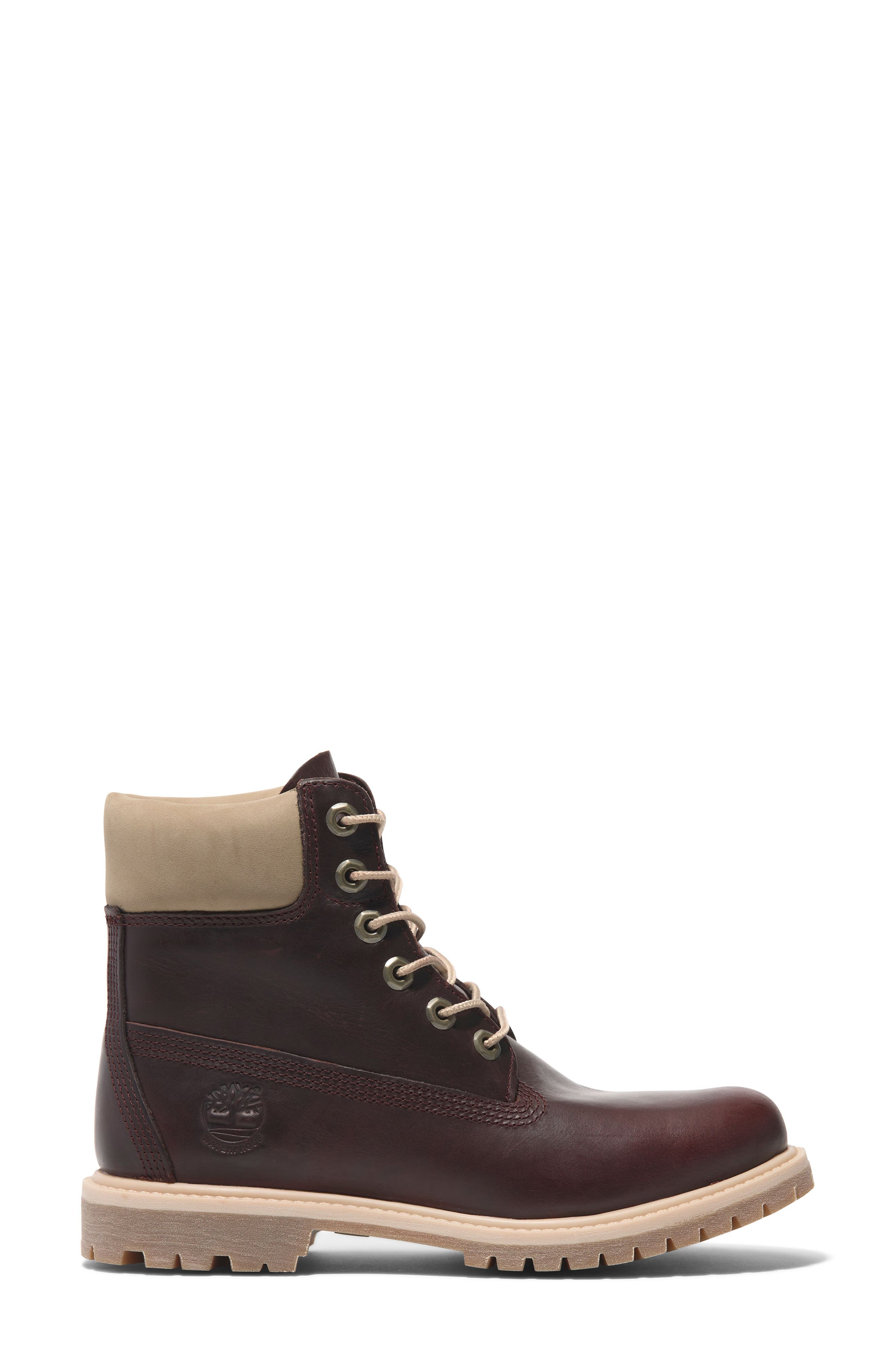 Timberland Premium Waterproof Boot in Burgundy Full Grain at Nordstrom - 2