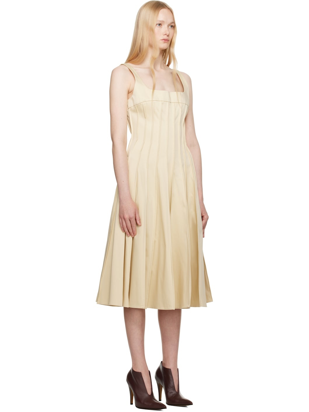 Yellow Amalia Midi Dress - 2