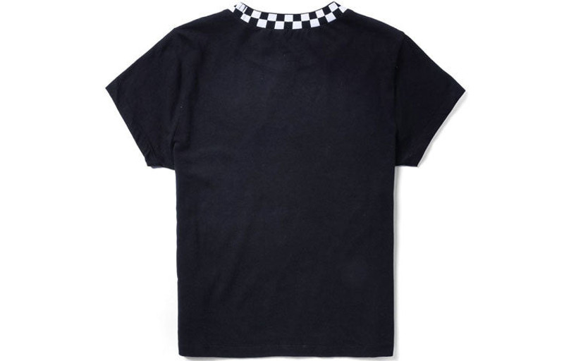 Vans (WMNS) Vans x Disney Crossover Grid Mickey Round Neck Short Sleeve Black VN0A3UHFBLK outlook