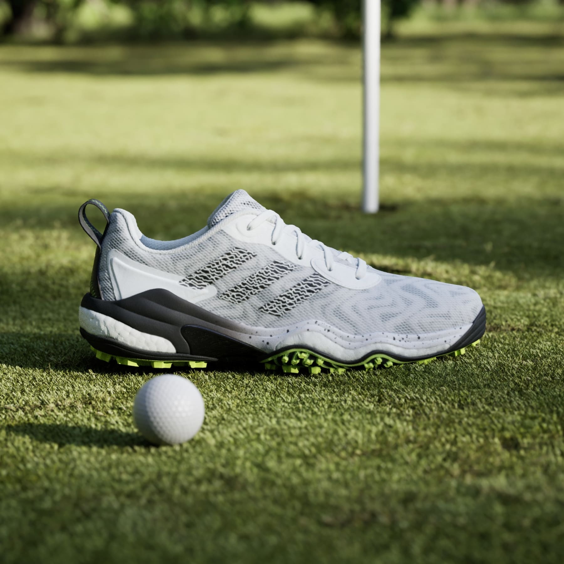 ADIDAS CodeChaos 25 Spikeless Golf Shoes Mens 12.5 White Black Yellow NWT IF3268 adidas Codechaos 25 Spikeless Golf Shoes - IF3268 | REVERSIBLE main image 3