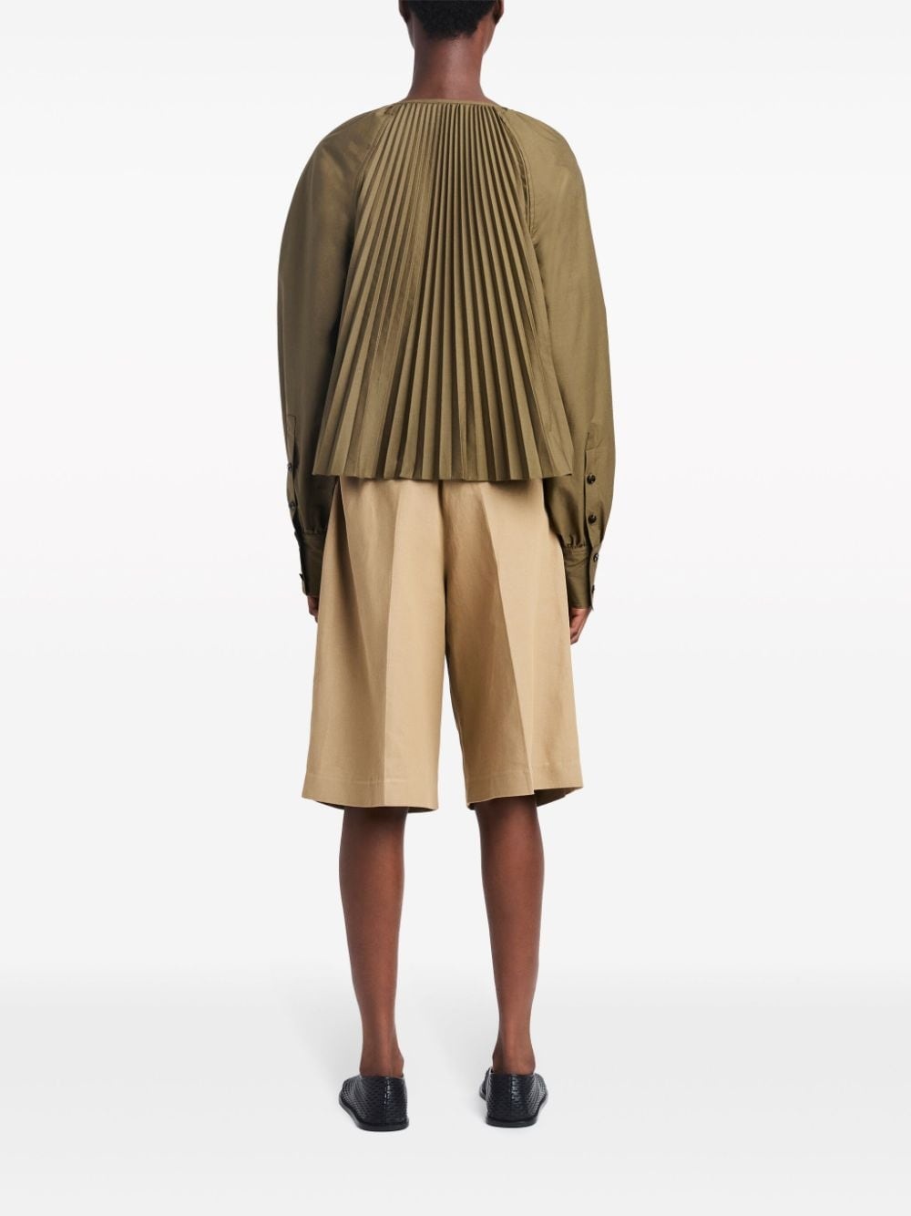 Monica pleat-detailing blouse - 4