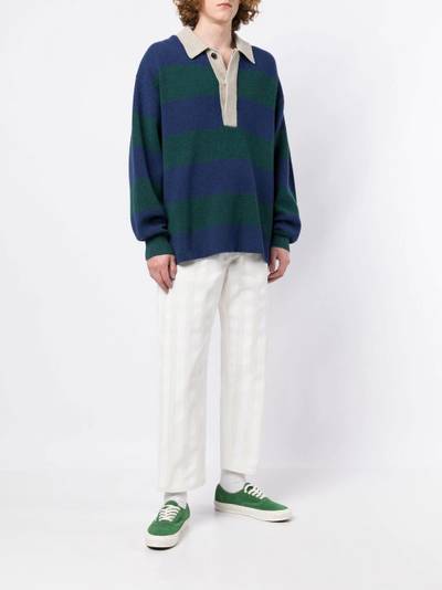 SUNNEI striped straight-leg jeans outlook