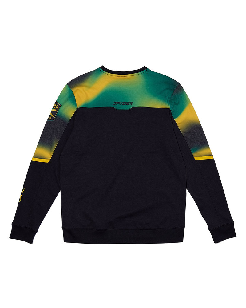 SPYDER Mens Jamaica Speed Fleece Crew - Black outlook
