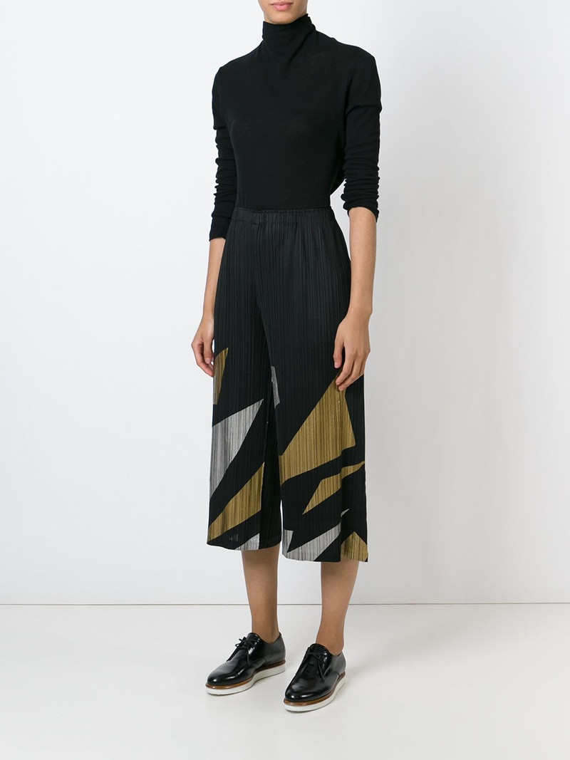 Pleats Please Issey Miyake pleated culottes outlook