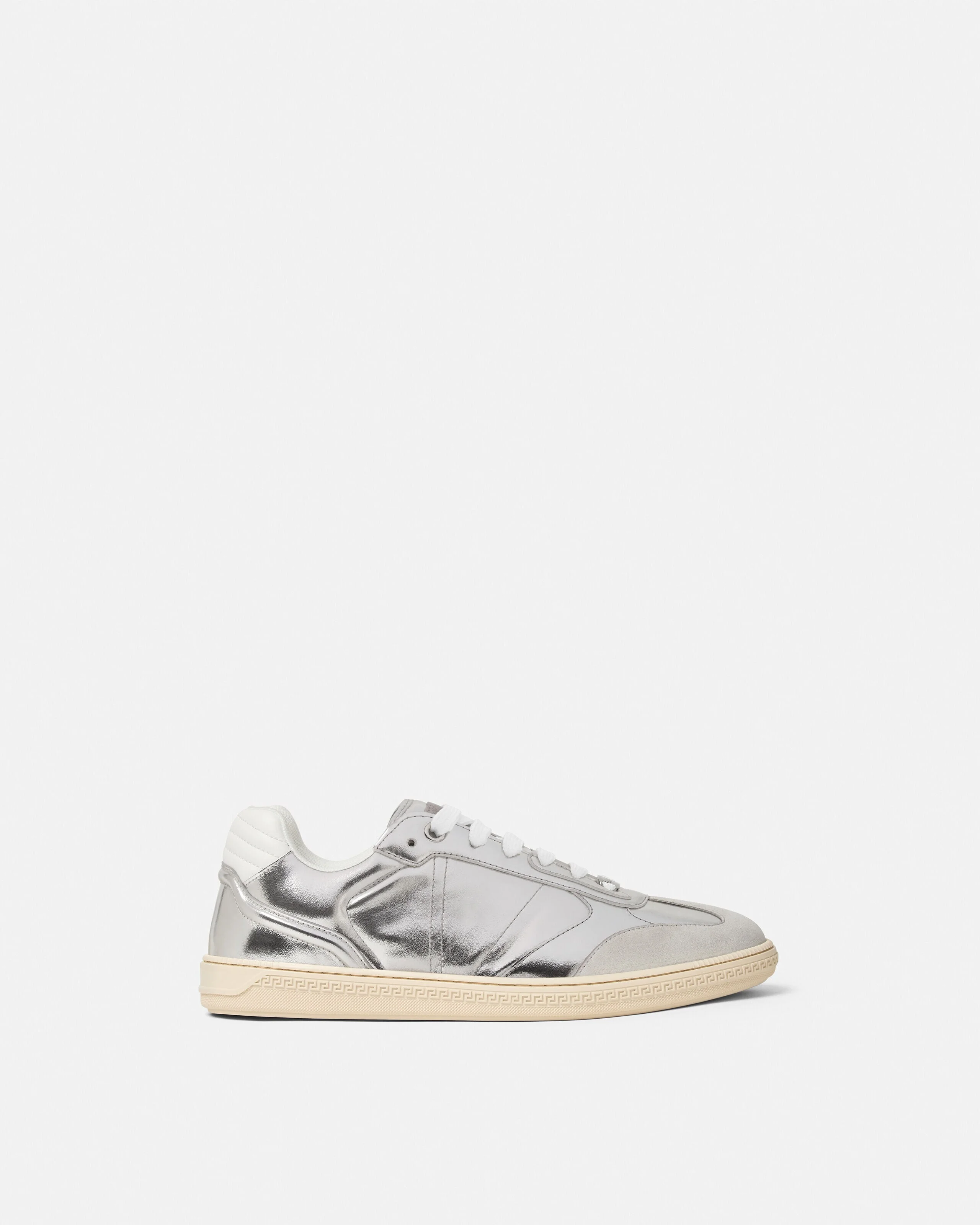 Greca Court Metallic Sneakers - 1