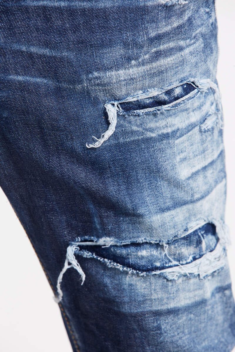 DARK RIPPED WASH SUPER TWINKY JEANS 5