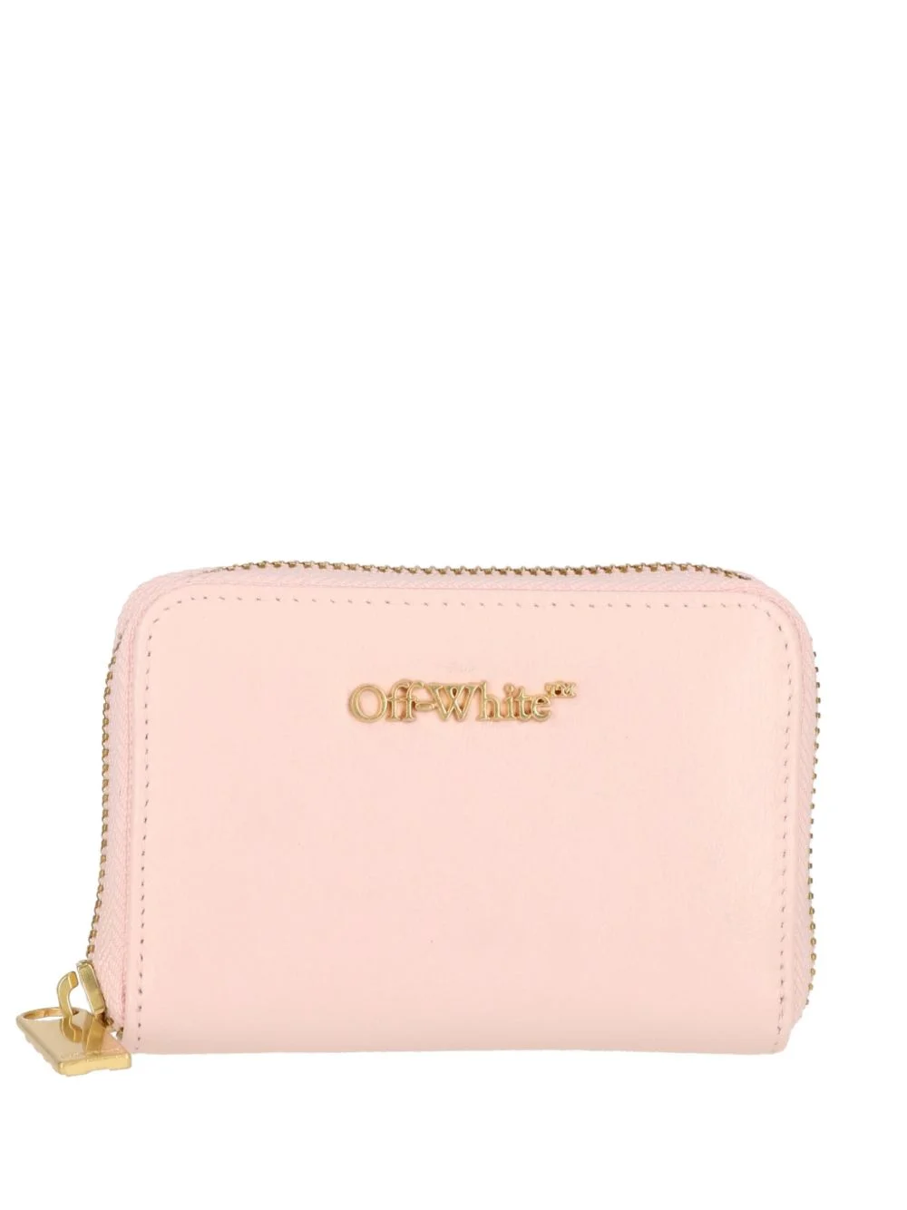 logo-plaque zip-around wallet - 1