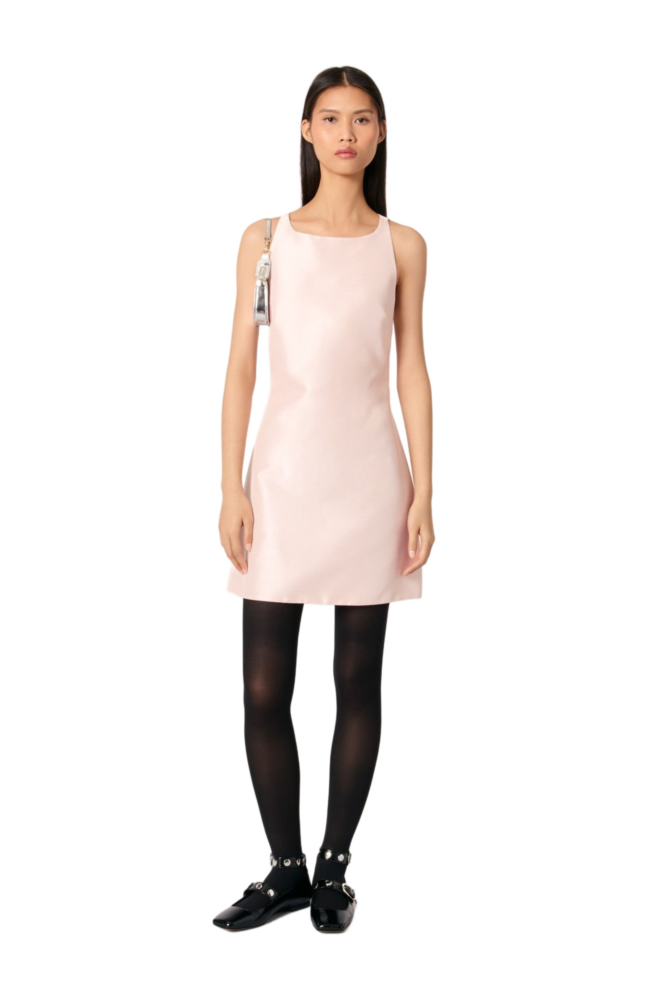maje Backless dress in Pale Pink at Nordstrom - 6