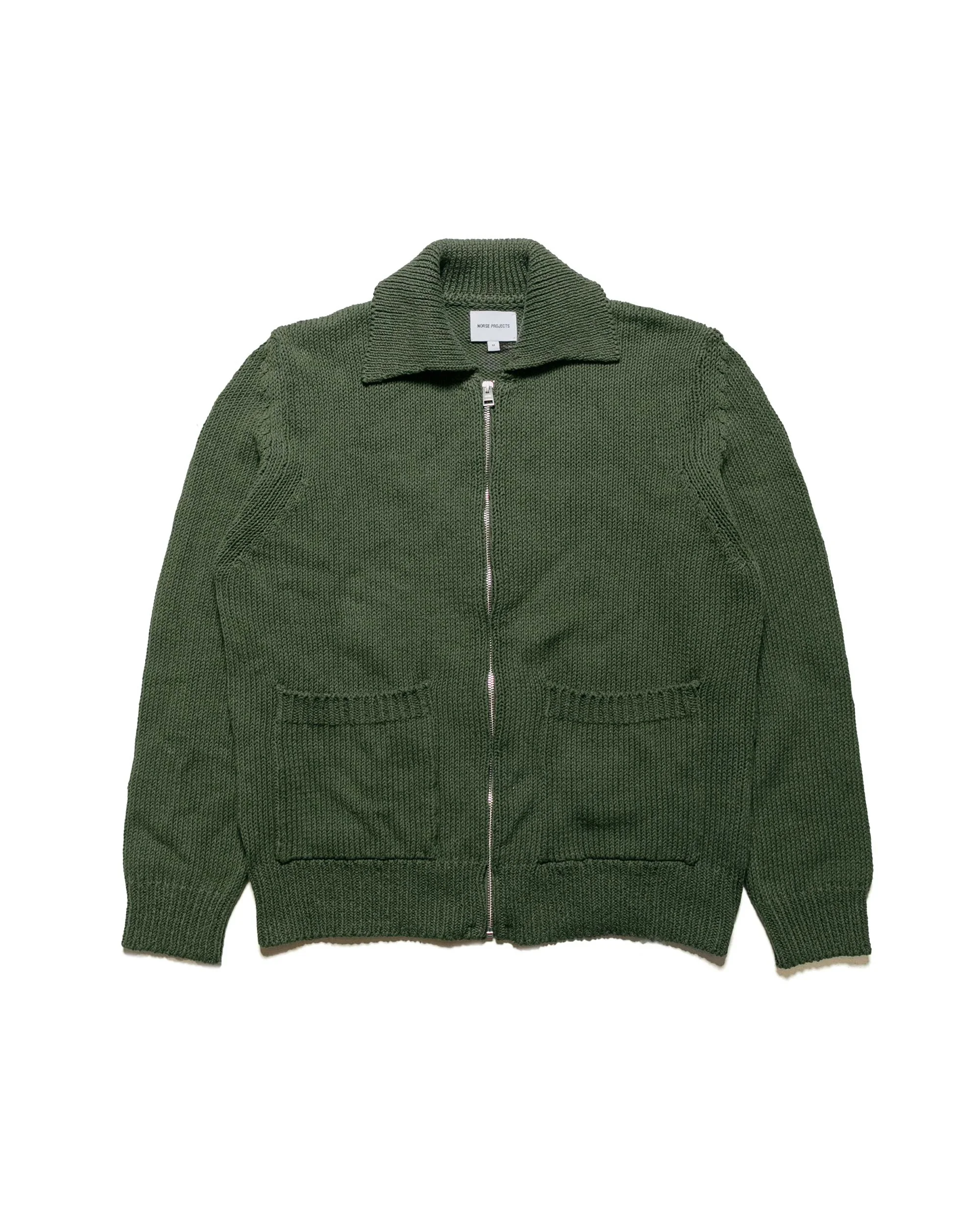 Erik Cotton Jacket Ivy Green - 1