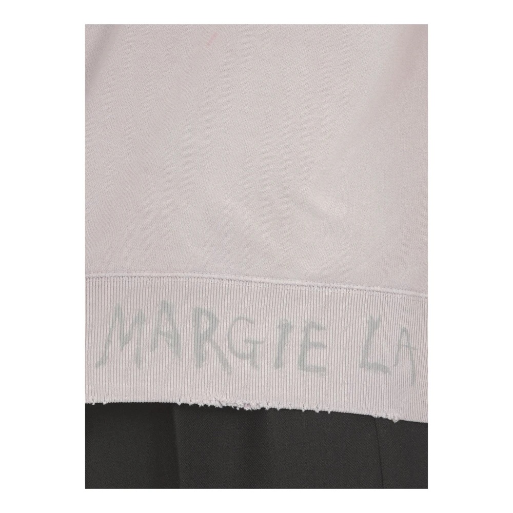 COTTON SWEATSHIRT WITH LOGO DETAIL - 3