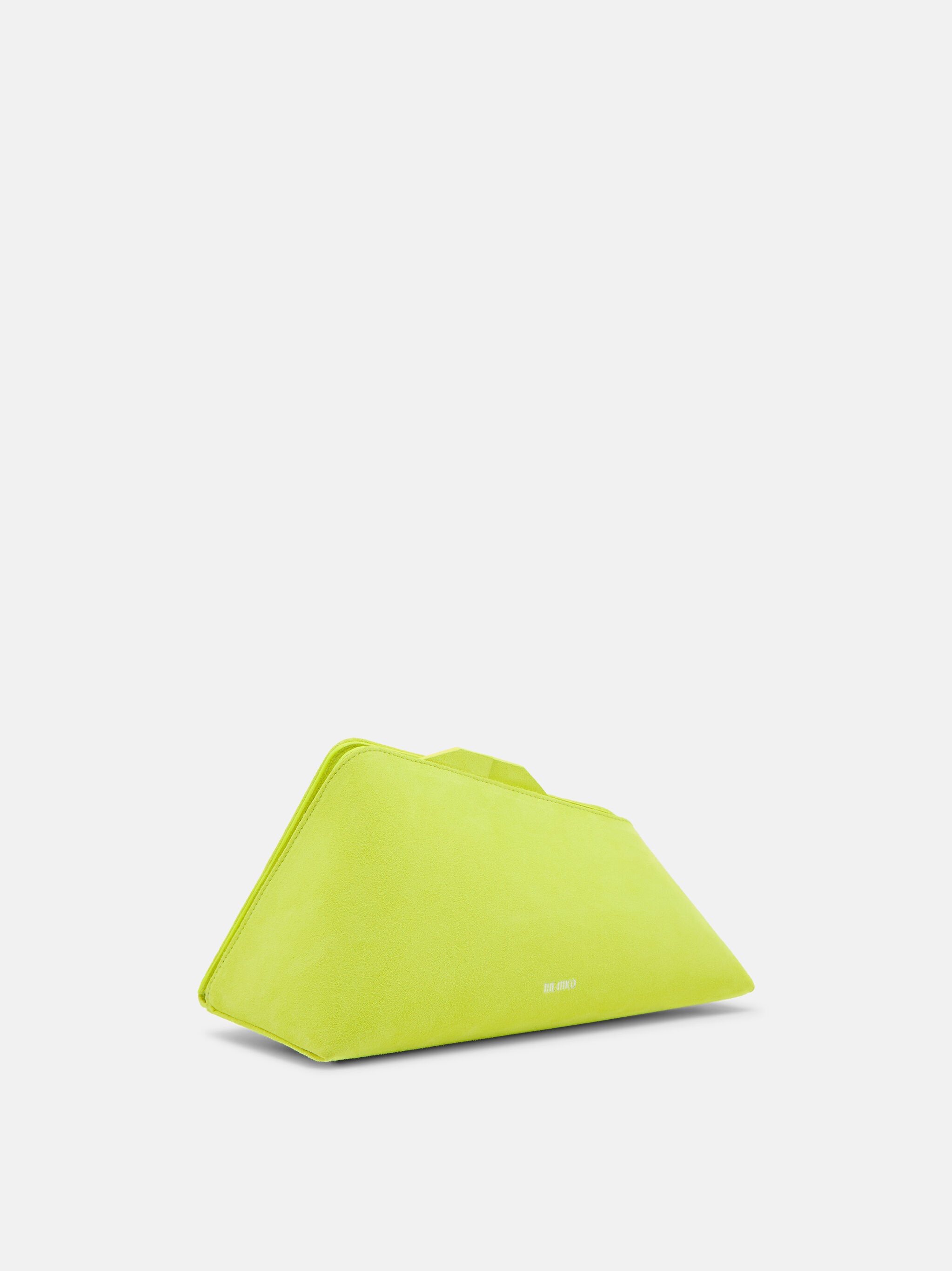 ''8.30PM'' FLUO YELLOW OVERSIZED CLUTCH - 2