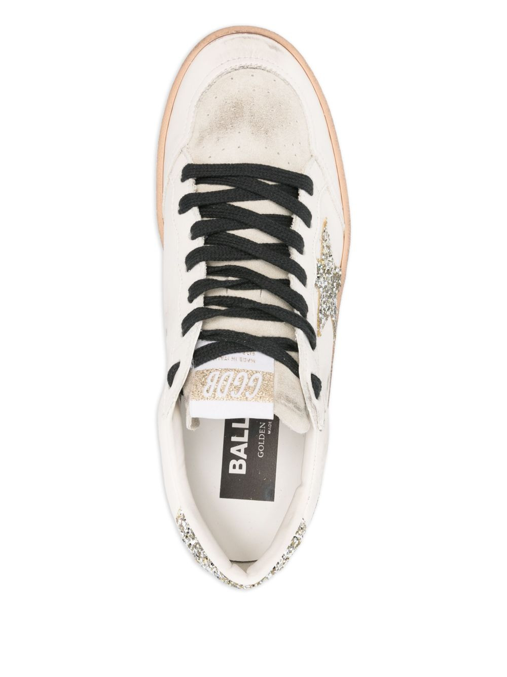 Ball Star glitter-star sneakers - 4
