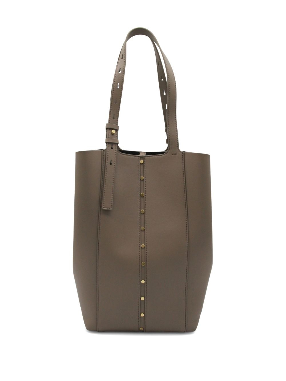 studded leather tote bag - 2