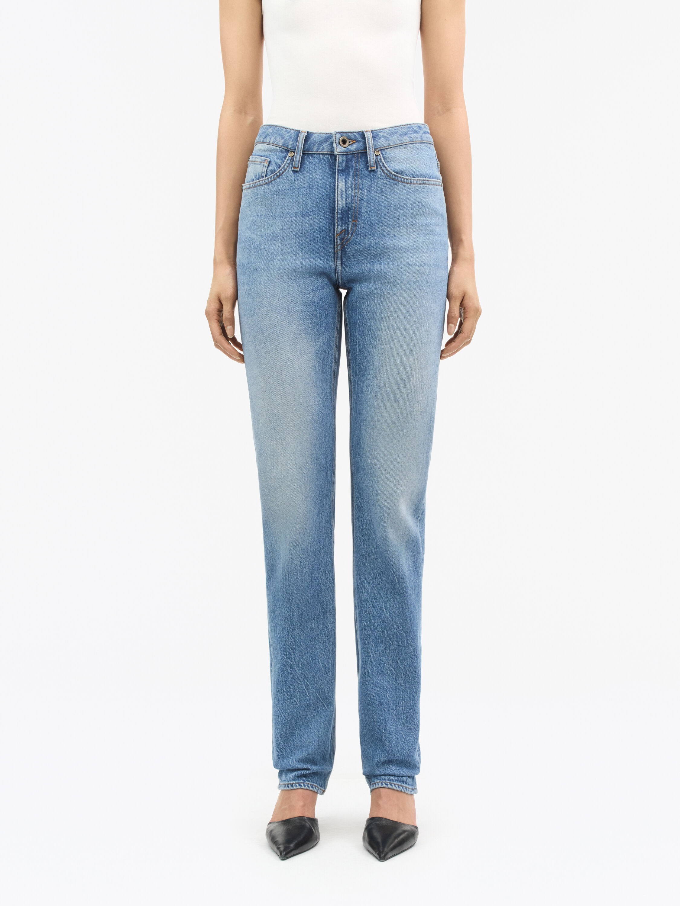 Maggie Slim Straight Jeans - 4