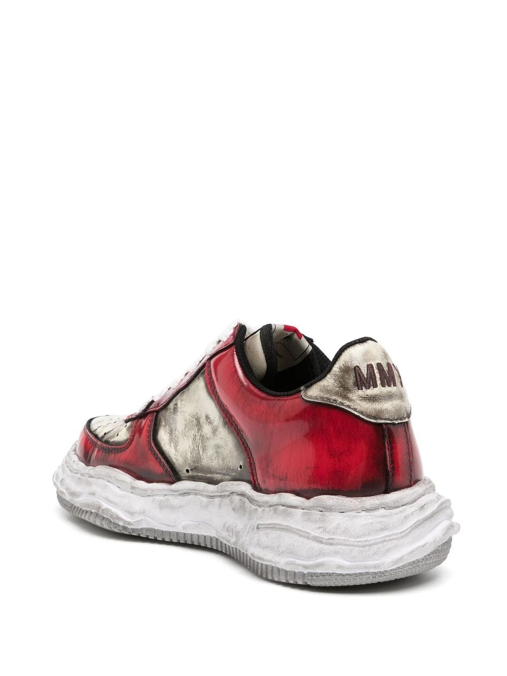 Wayne distressed low-top sneakers - 3