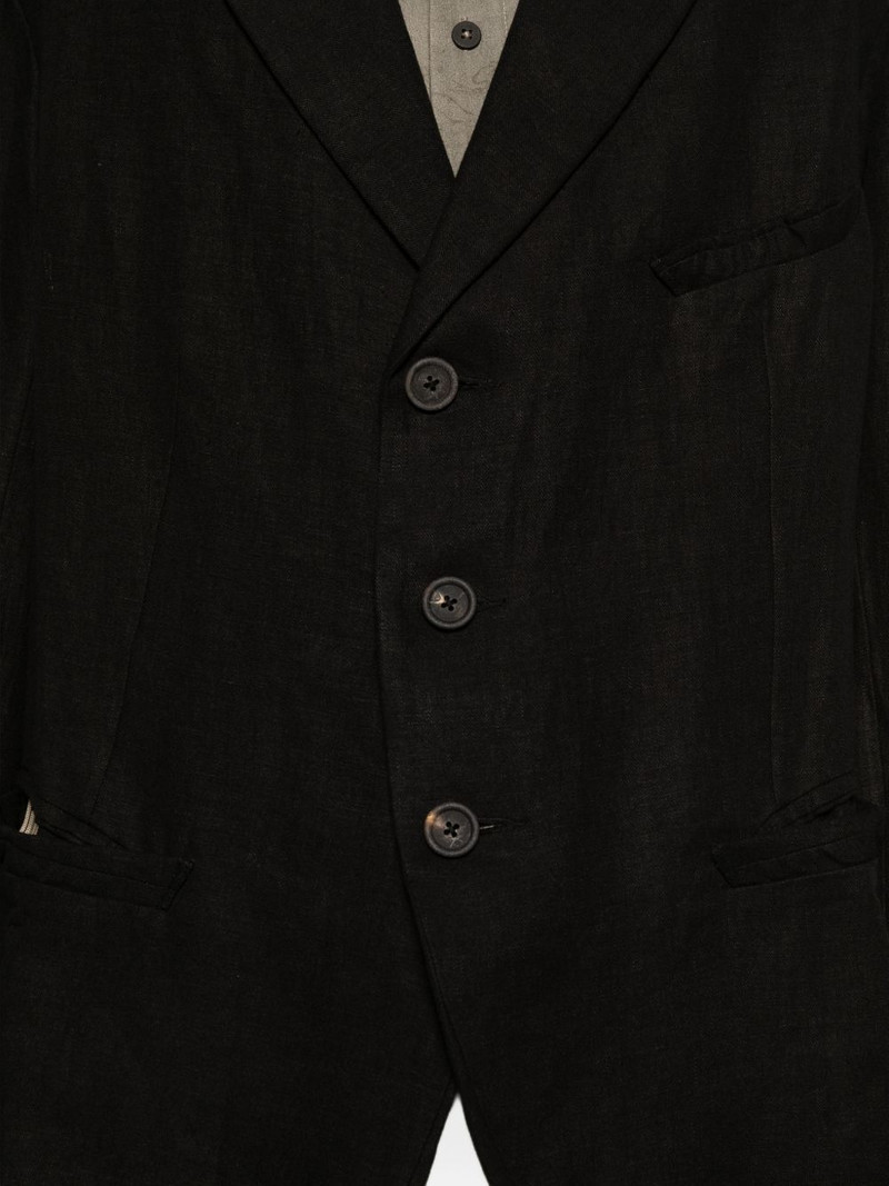 buttoned single-breasted suit jacket 5