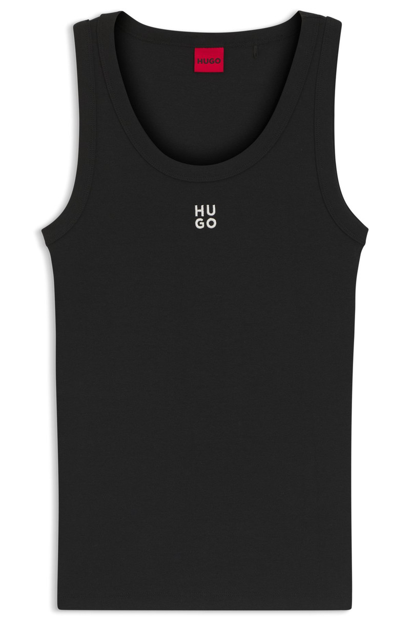 TANK TOP WITH STACKED LOGO 1