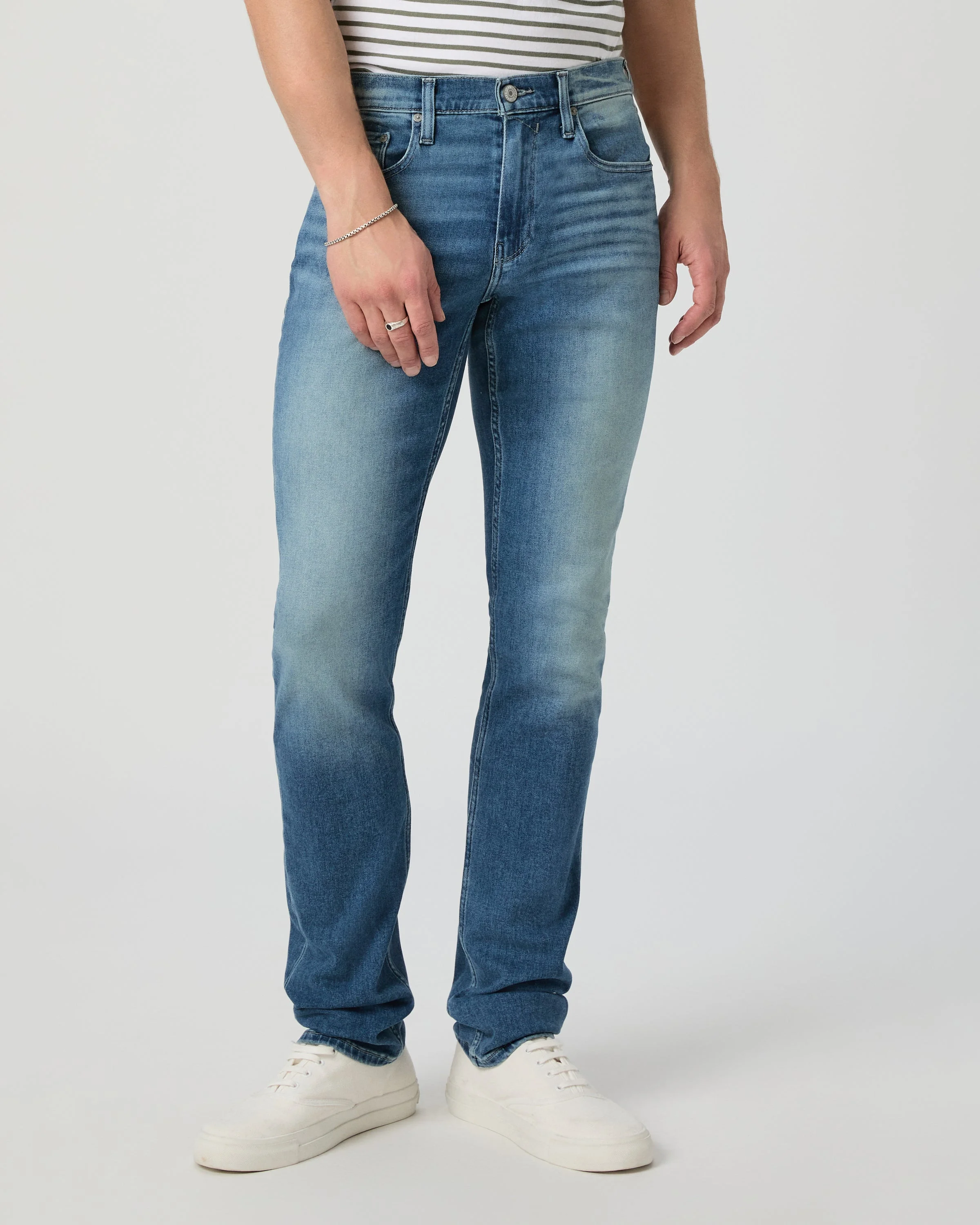Transcend Vintage Federal 37" Extra Long Slim Straight Jean - 1