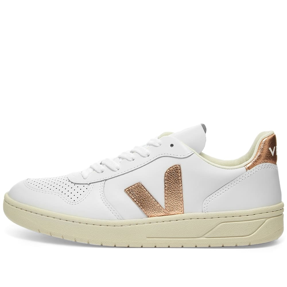 Veja V-10 Leather Basketball Sneaker - 2