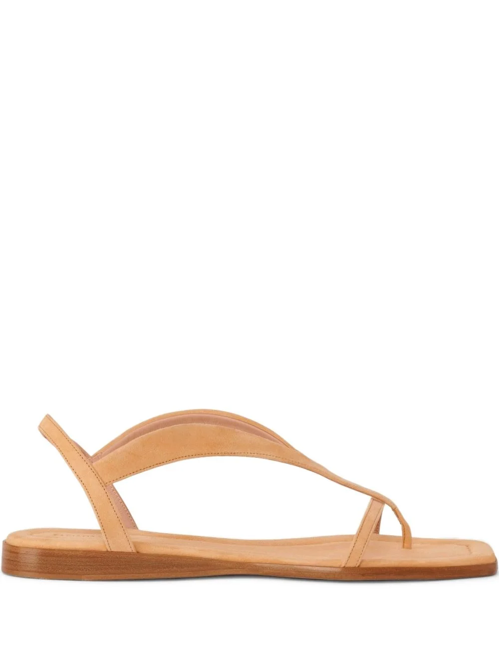leather flat sandals - 1