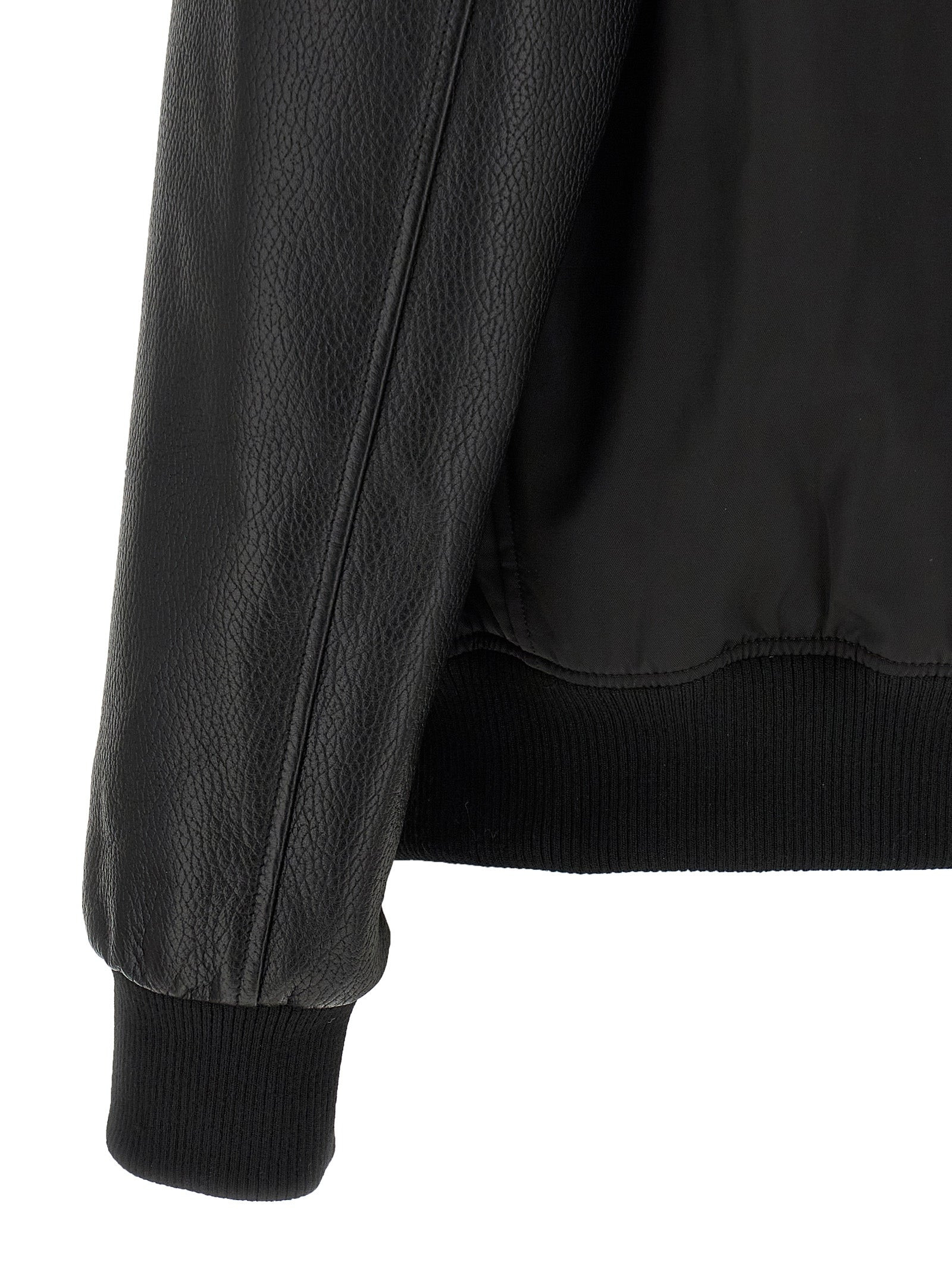 Varsity Puffer Jackets Black - 4