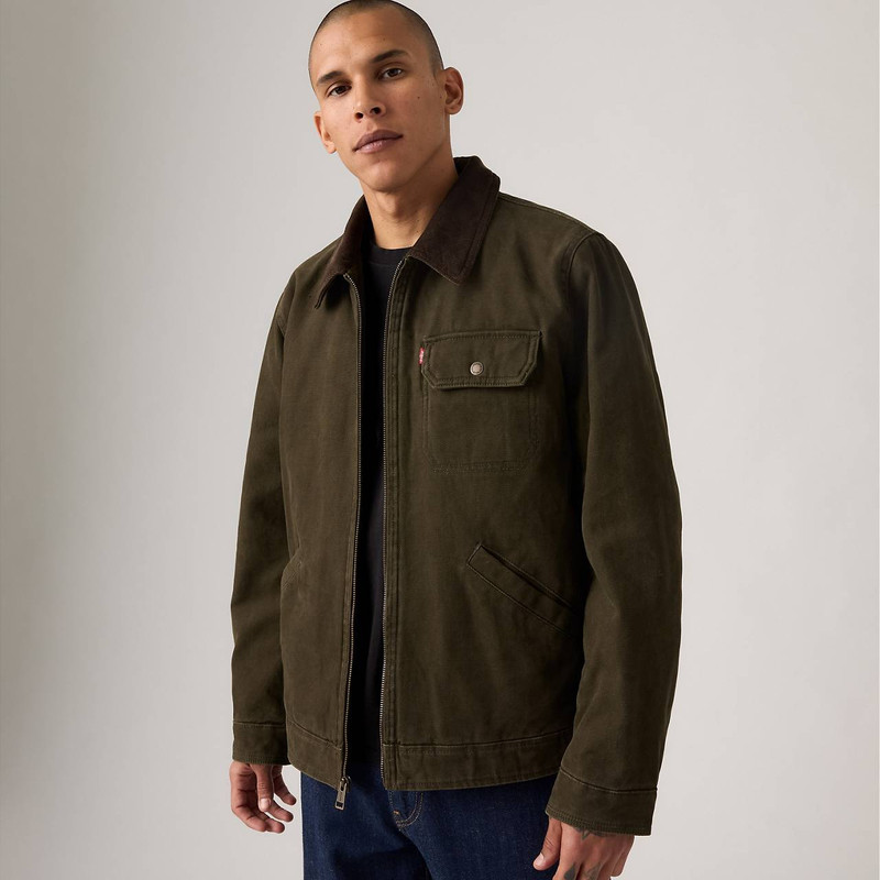 Levi's COTTON CANVAS DEPOT JACKET WITH BLANKET LINING outlook