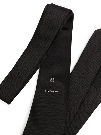 Givenchy 4G logo-embroidered tie outlook