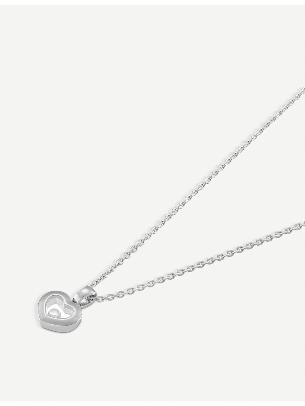 Happy Diamonds Icons 18ct white-gold and diamond pendant - 3