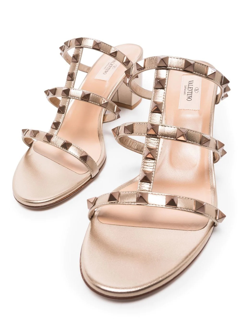 Rockstud caged-style sandals - 2
