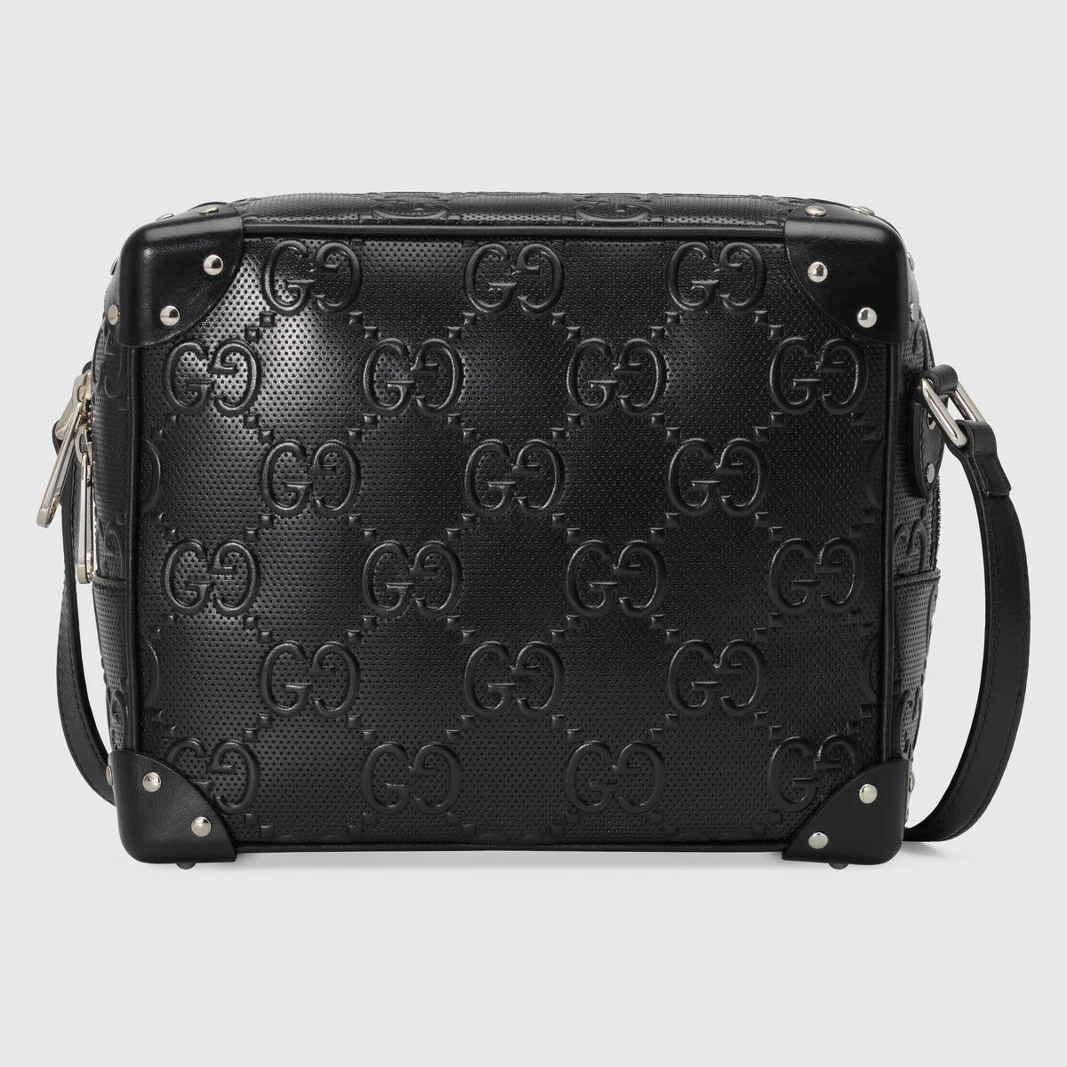 GG embossed shoulder bag - 1