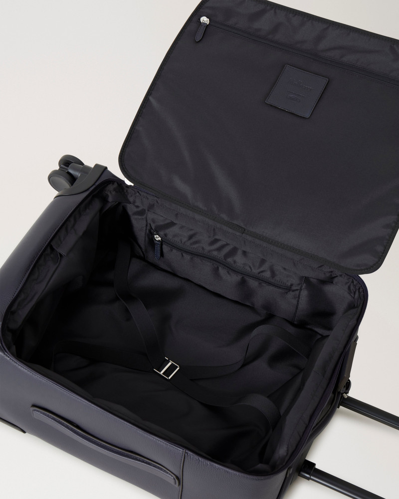 Leather 4 Wheel Suitcase Night Sky Small Classic Grain 5
